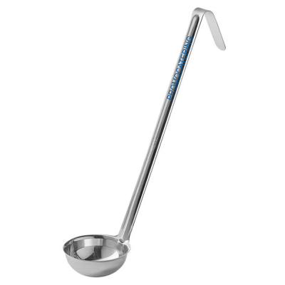 STAINLESS STEEL METAL ONE PIECE LADLE (2OZ)