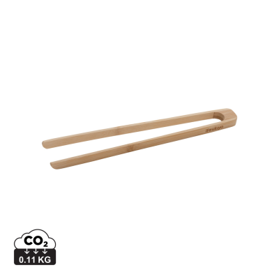 UKIYO BAMBOO SERVING TONGS in Brown