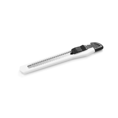 BALIC UTILITY KNIFE with Locking Mechanism in White