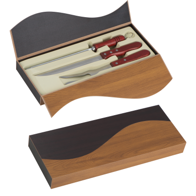 CARVING KNIFE AND FORK SYDNEY in Brown 