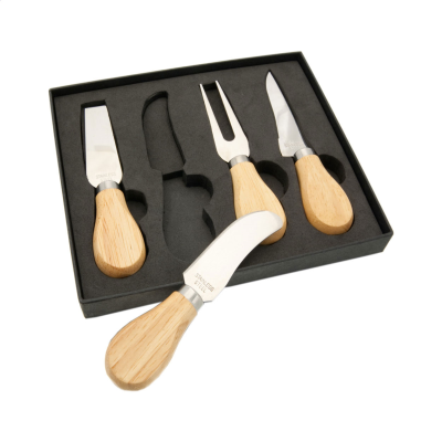 CHEESE KNIFE SET in Natural - PROMOTIONAL CORPORATE GIFT