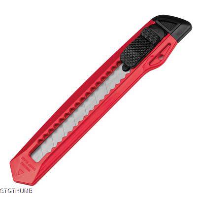 CUTTER KNIFE with Removable Blade in Red