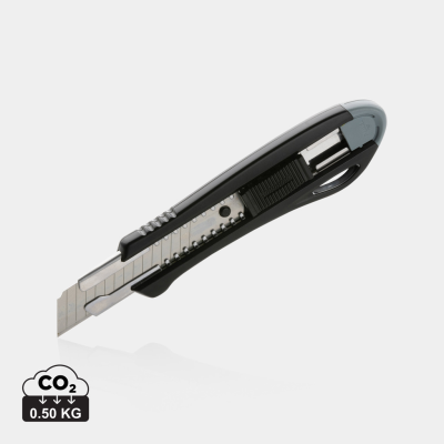 REFILLABLE RCS RECYCLED PLASTIC PROFESSIONAL KNIFE in Grey