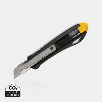 REFILLABLE RCS RECYCLED PLASTIC PROFESSIONAL KNIFE in Yellow