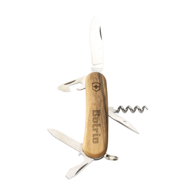 VICTORINOX POCKETKNIVE EVOWOOD POCKET KNIFE in Brown