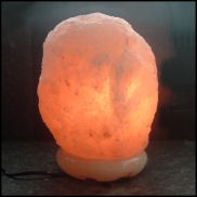 ELECTRIC ROCK GLASS LAMP LIGHT
