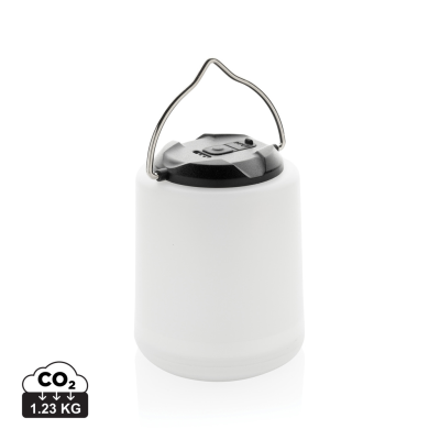 LIMIO RCS RECYCLED PLASTIC PORTABLE RE-CHARGEABLE TABLE LAMP in White