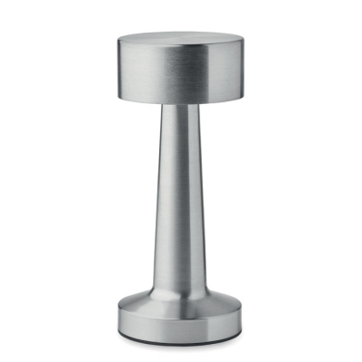 RECHARGEABLE IRON TABLE LAMP in Silver