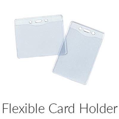 FLEXIBLE VINYL CARD HOLDER