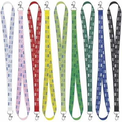 0,78 INCH TRANSFER PRINTED POLYESTER LANYARD