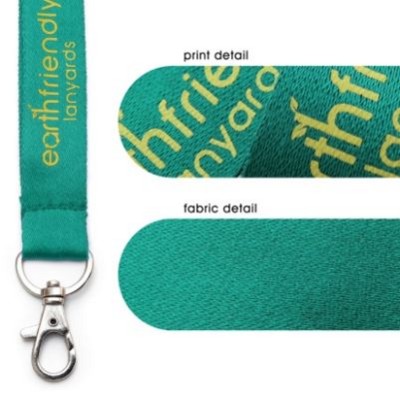 10mm ECO FRIENDLY PLANT SILK DELUXE LANYARD