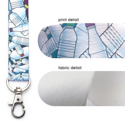 10mm RECYCLED PET DYE SUBLIMATION LANYARD