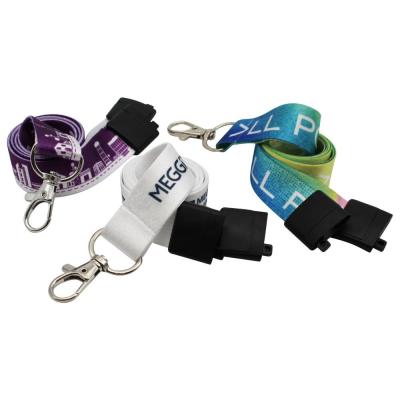 20MM RECYCLED PET DYE SUBLIMATION PRINT LANYARD (UK MADE)