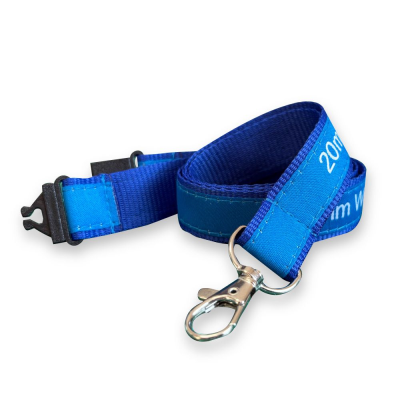 20MM WOVEN APPLIQUE LANYARD