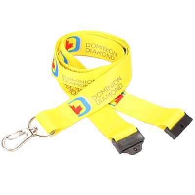 3 & 4 INCH DYE-SUBLIMATION LANYARD with Safety Breakaway