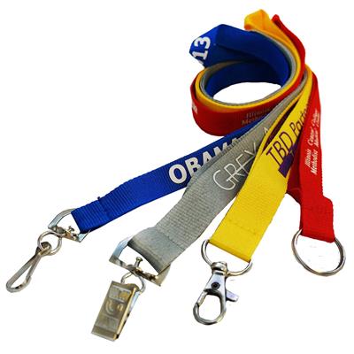 3 & 4 INCH POLYESTER LANYARD