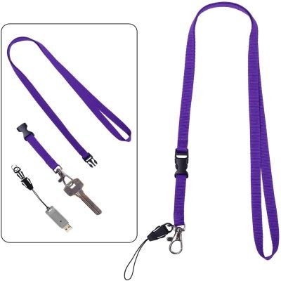 5 & 8 INCH POLYESTER LANYARD