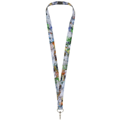 ADDIE RECYCLED PET LANYARD with Safety Breakaway