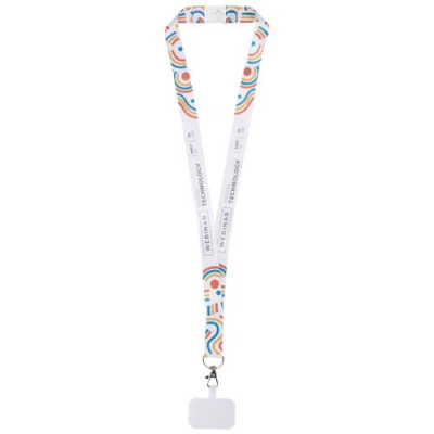 ADDIE SUBLIMATION RPET LANYARD with Mobile Phone Holder & Safety Breakaway
