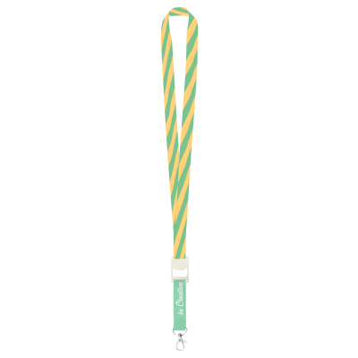 CUSTOM SUBLIMATION LANYARD in White