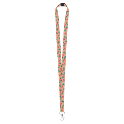 CUSTOM SUBLIMATION LANYARD in White