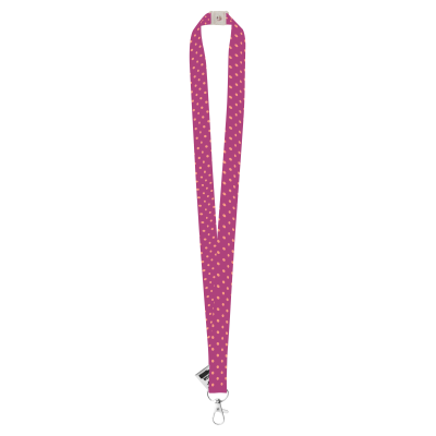 CUSTOM SUBLIMATION LANYARD in White