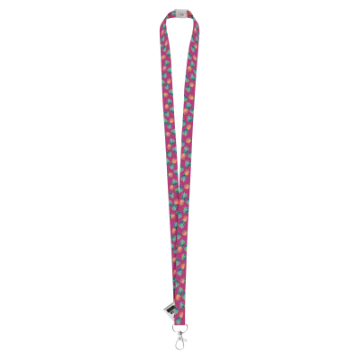 CUSTOM SUBLIMATION LANYARD in White