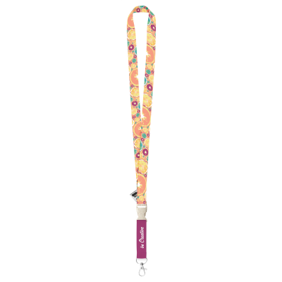 CUSTOM SUBLIMATION LANYARD in White