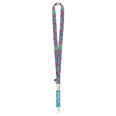 CUSTOM SUBLIMATION LANYARD in White