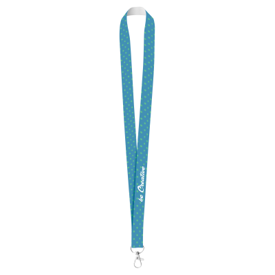 CUSTOM SUBLIMATION LANYARD in White