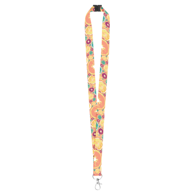 CUSTOM SUBLIMATION LANYARD in White