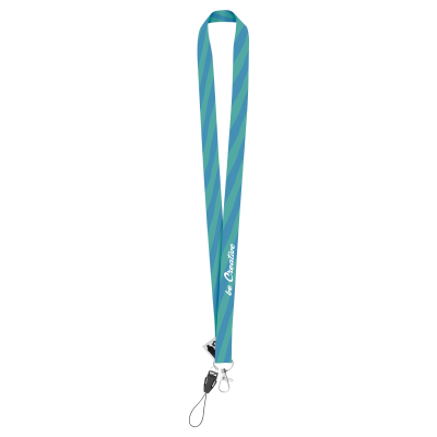 CUSTOM SUBLIMATION LANYARD in White