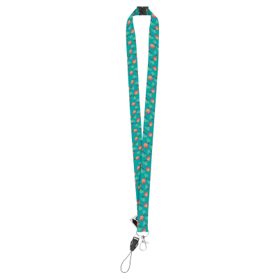 CUSTOM SUBLIMATION LANYARD in White