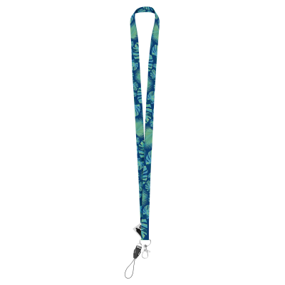 CUSTOM SUBLIMATION LANYARD in White