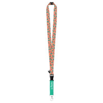 CUSTOM SUBLIMATION LANYARD in White