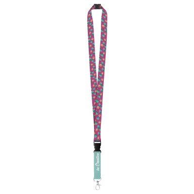 CUSTOM SUBLIMATION LANYARD in White