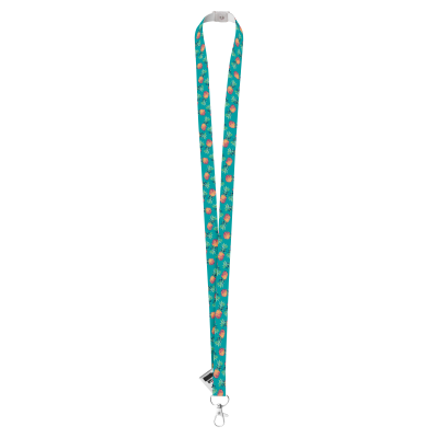 CUSTOM SUBLIMATION LANYARD in White