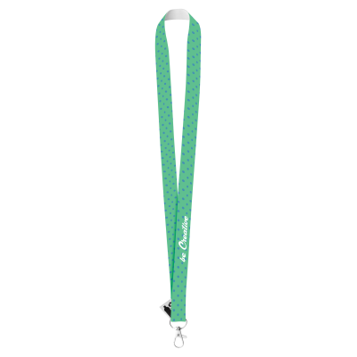 CUSTOM SUBLIMATION LANYARD in White