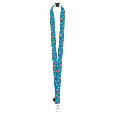 CUSTOM SUBLIMATION LANYARD in White