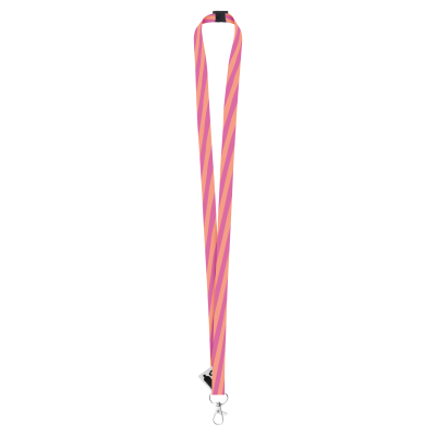 CUSTOM SUBLIMATION LANYARD in White