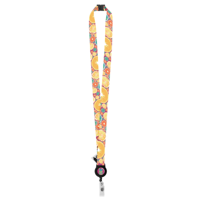 CUSTOM SUBLIMATION LANYARD in White