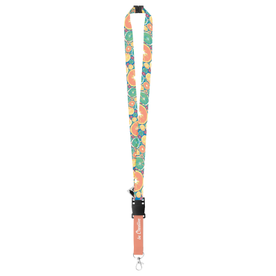 CUSTOM SUBLIMATION LANYARD in White