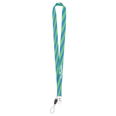 CUSTOM SUBLIMATION LANYARD in White