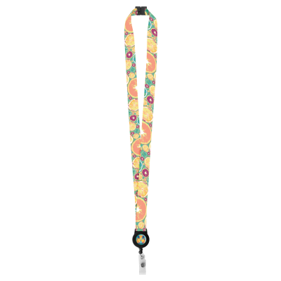 CUSTOM SUBLIMATION LANYARD in White