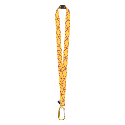 CUSTOM SUBLIMATION LANYARD in Yellow