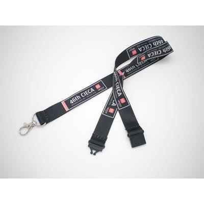 DYE SUB LANYARD - DYE SUBLIMATED & HEAT TRANSFER FULL COLOUR PRINT