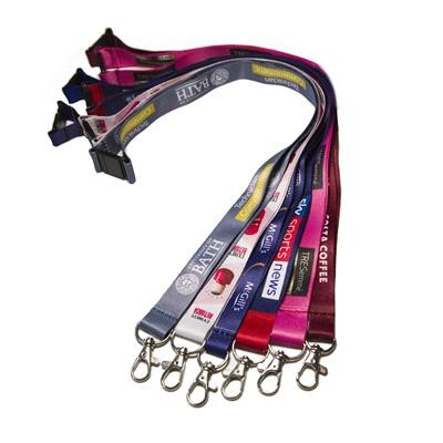 DYE SUBLIMATION HEAT TRANSFER PRINTED LANYARD