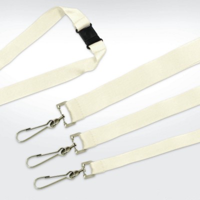 GREEN & GOOD PLANT FIBRE DELUXE LANYARD in Natural