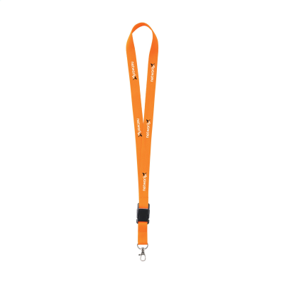 KEYCORD 2 CM LANYARD in Neon Fluorescent Fluorescent Orange