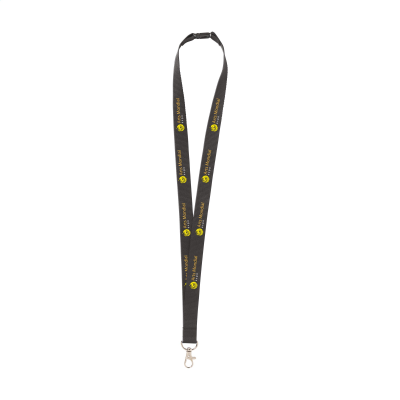 KEYCORD BUDGET SAFETY 2 CM LANYARD in Black